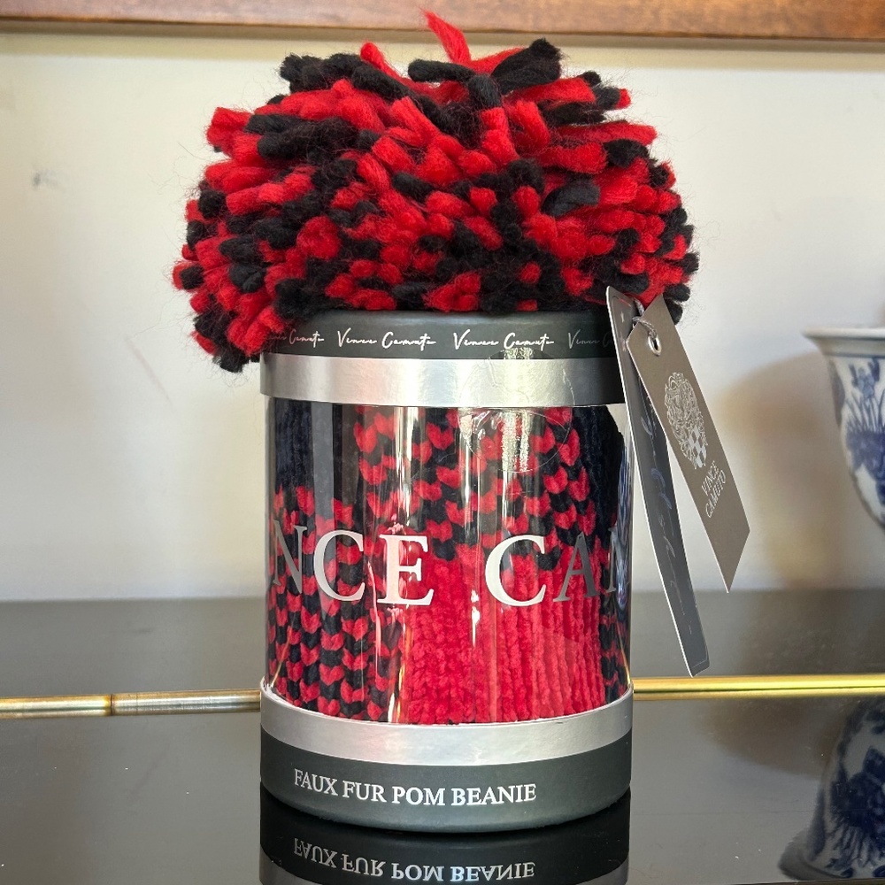 Vince Camuto faux fur Pom beanie hat